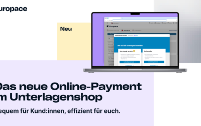 Bestellt, bezahlt:  Unterlagenshop in BaufiSmart jetzt mit Online-Payment für Kund:innen
